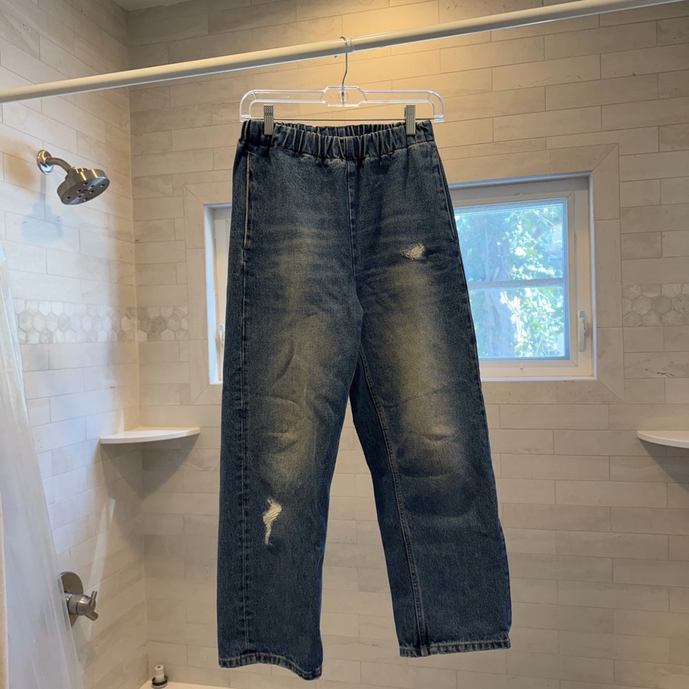 MM6 pull on jeans
